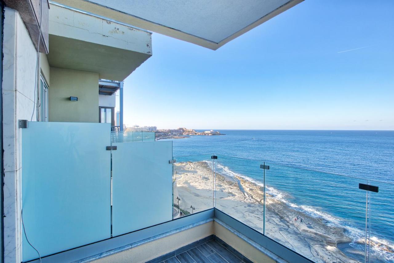 Seafront Sliema Apartment With Balcony & Sea Views By Jl מראה חיצוני תמונה