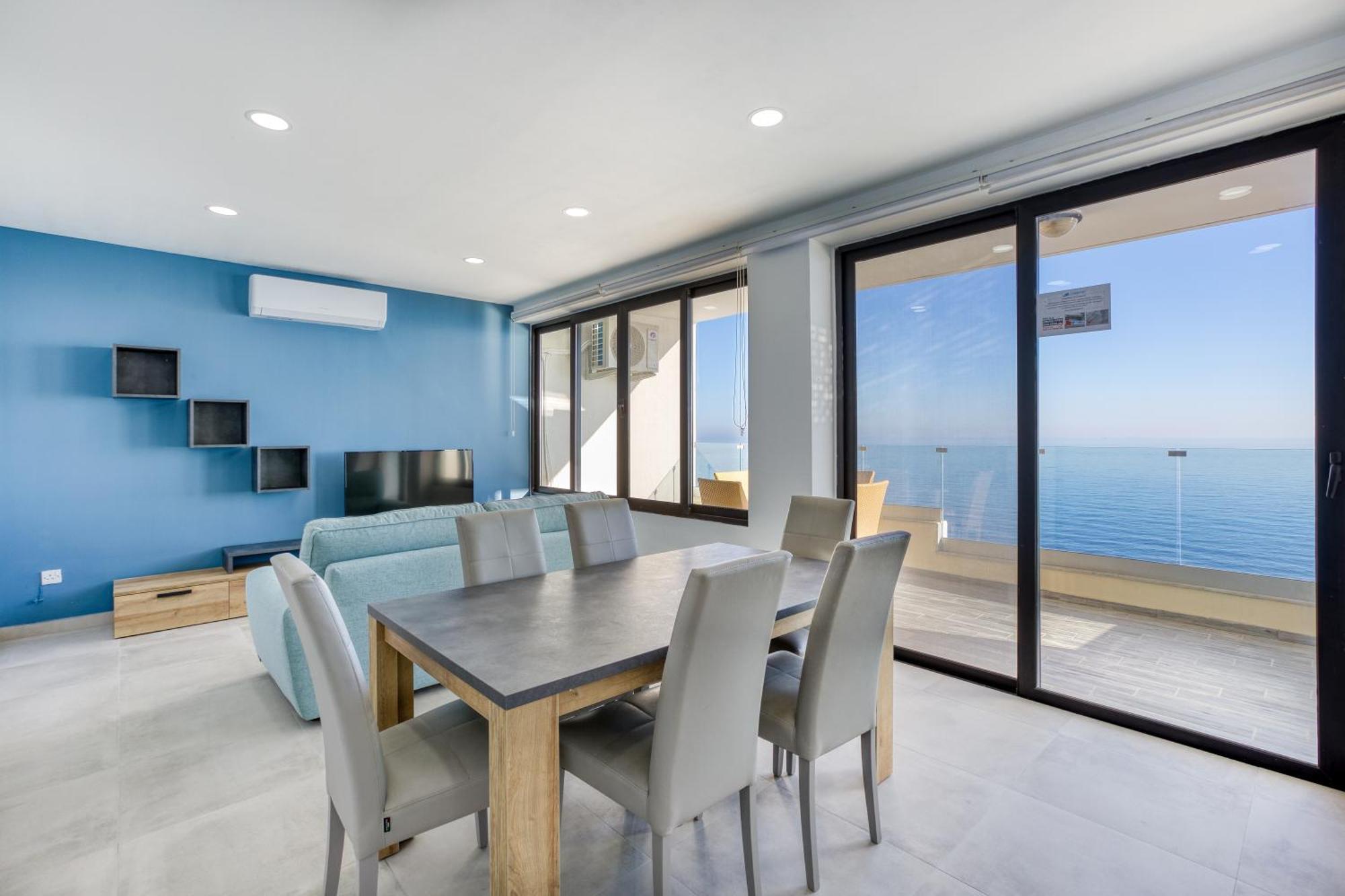 Seafront Sliema Apartment With Balcony & Sea Views By Jl מראה חיצוני תמונה