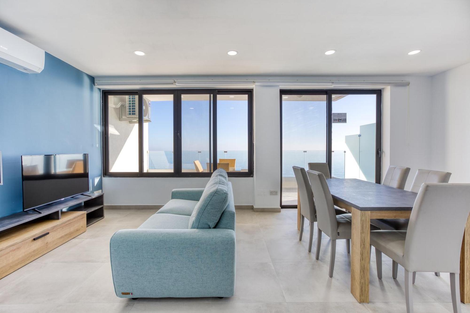 Seafront Sliema Apartment With Balcony & Sea Views By Jl מראה חיצוני תמונה