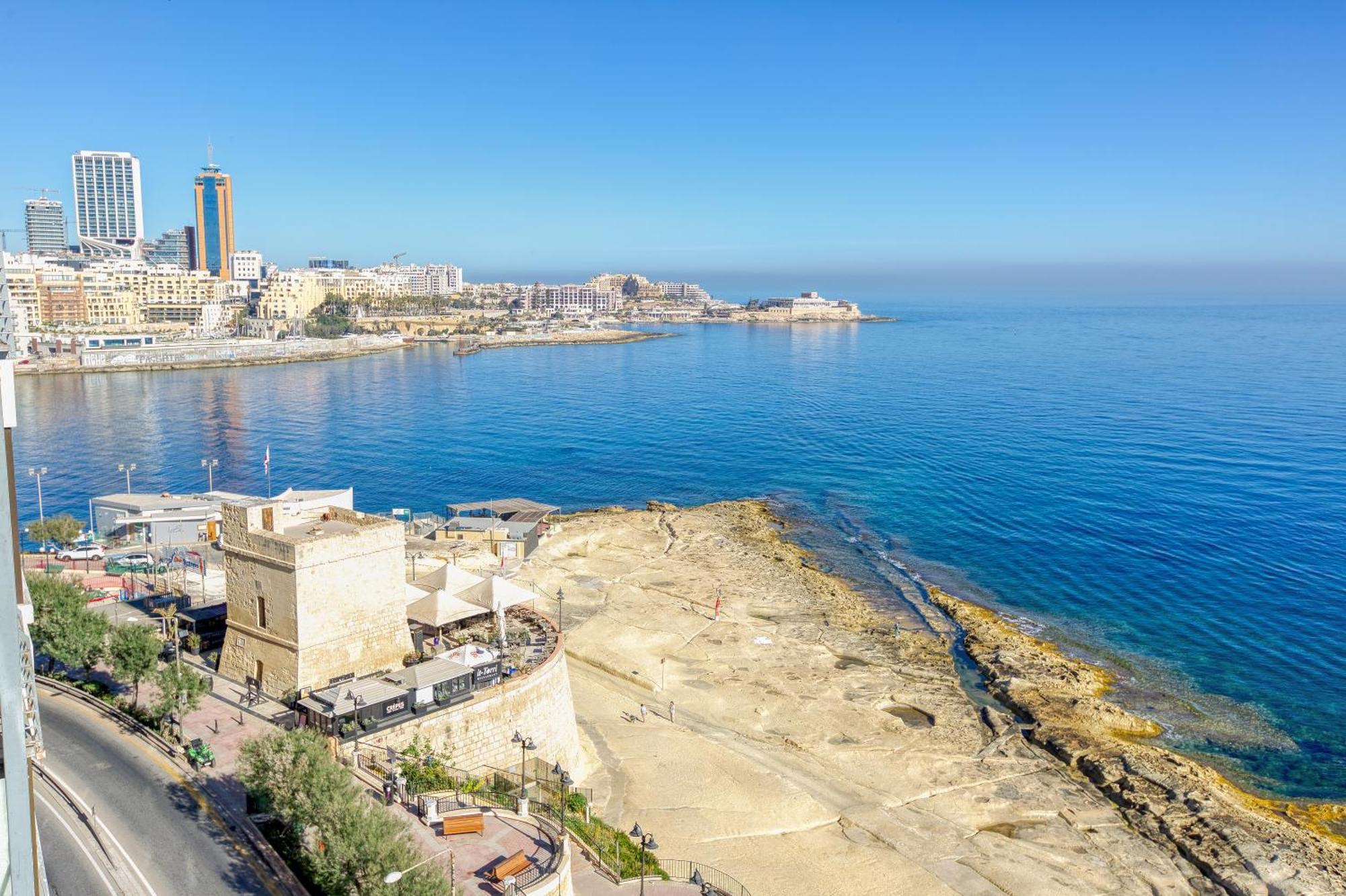 Seafront Sliema Apartment With Balcony & Sea Views By Jl מראה חיצוני תמונה